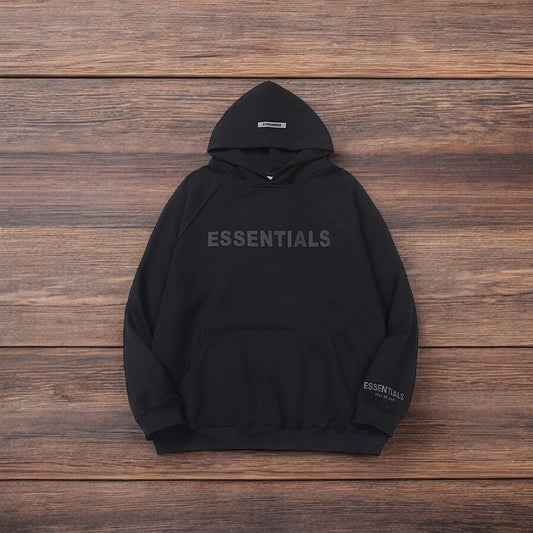 Essentials 'Black' Front Logo