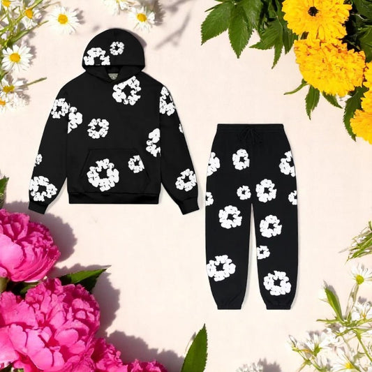 Denim Tears 'Black Flower' Tracksuit